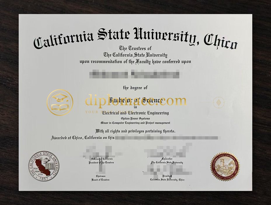 California State University, Chico diploma 2