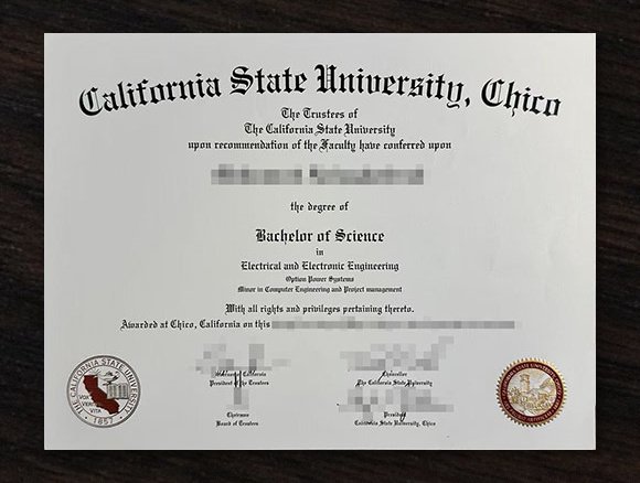 California State University, Chico diploma