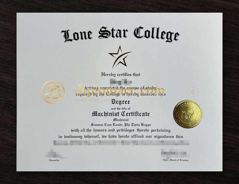 Lone Star College diploma 2